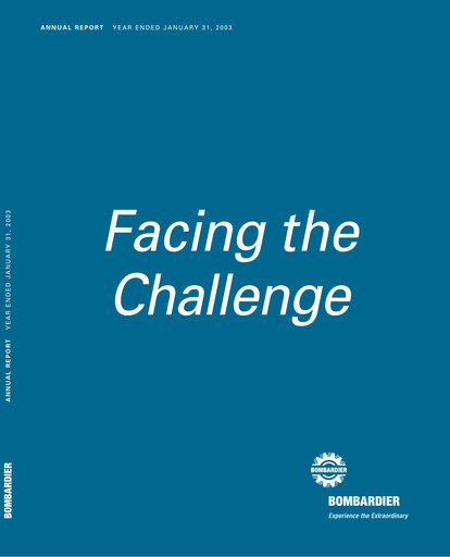 Thumbnail Bombardier Annual Report 2002