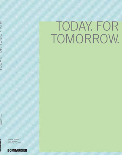 Thumbnail Bombardier Annual Report 2004