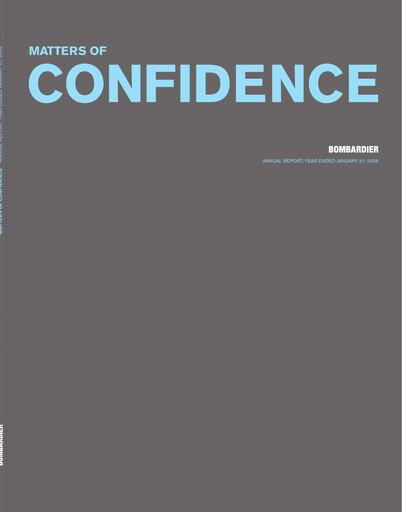 Thumbnail Bombardier Annual Report 2005