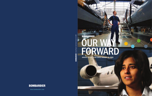 Thumbnail Bombardier Annual Report 2008