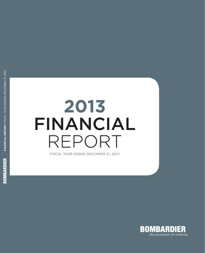 Thumbnail Bombardier Financial Report 2013