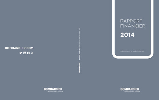 Thumbnail Bombardier Financial Report 2014