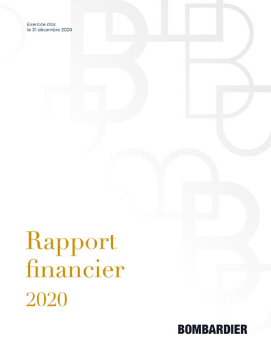 Thumbnail Bombardier Financial Report 2020