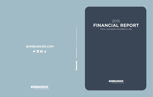 Thumbnail Bombardier Financial Statement 2015