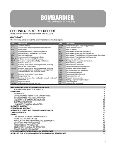 Thumbnail Bombardier Quarterly Report 2016-q2