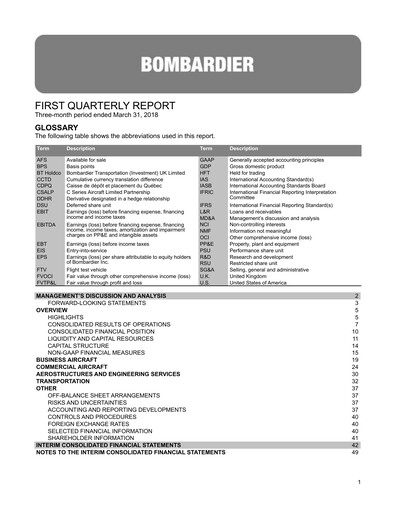 Vorschaubild Bombardier Quartalsbericht 2018-q1