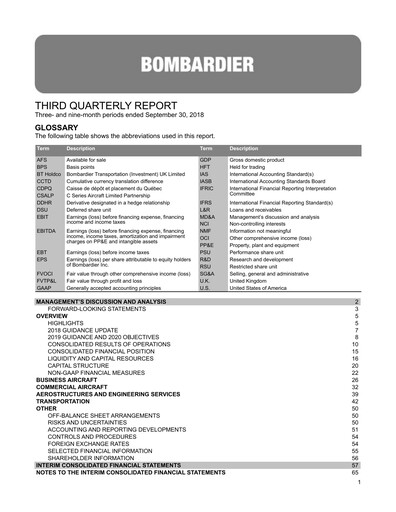 Vorschaubild Bombardier Quartalsbericht 2018-q3