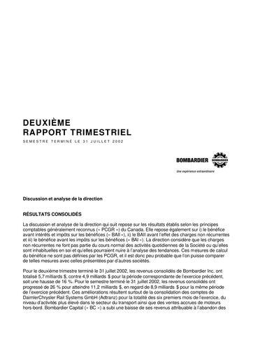 Thumbnail Bombardier Quarterly Report 2002-q2