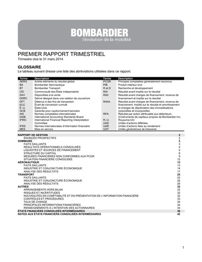 Thumbnail Bombardier Quarterly Report 2014-q1