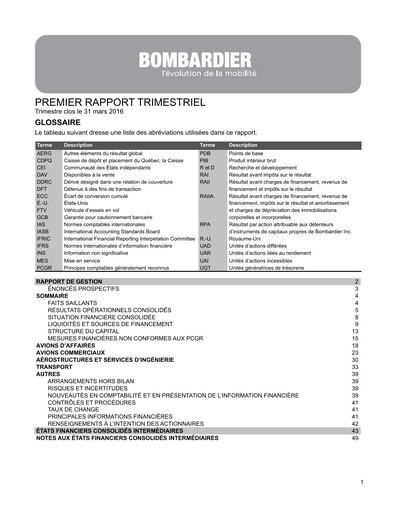 Thumbnail Bombardier Quarterly Report 2016-q1