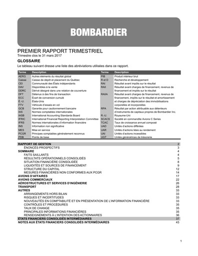 Thumbnail Bombardier Quarterly Report 2017-q1