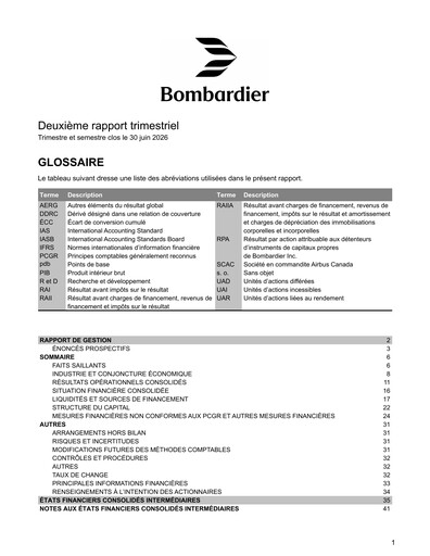 Thumbnail Bombardier Quarterly Report 2026-q2