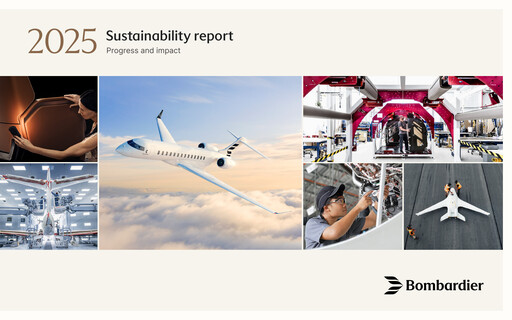 Thumbnail Bombardier Sustainability Report 2025