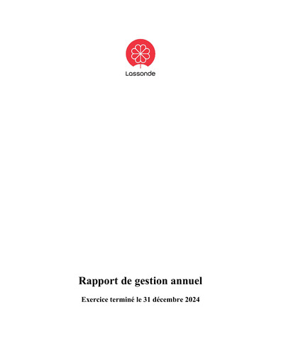 Thumbnail Lassonde Industries Annual Report 2024