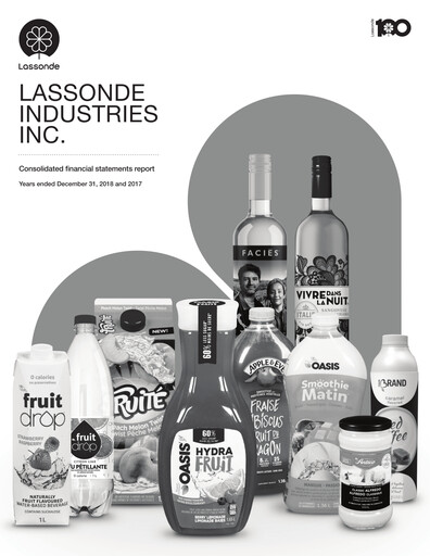Thumbnail Lassonde Industries Financial Statement 2018