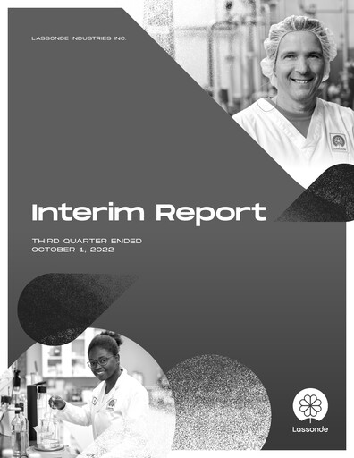 Thumbnail Lassonde Industries Quarterly Report 2022-q3