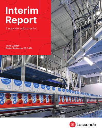 Thumbnail Lassonde Industries Quarterly Report 2024-q3