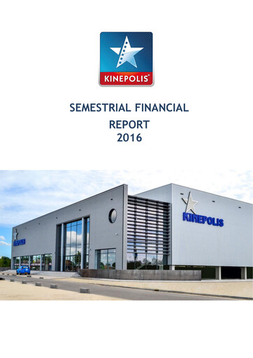 Miniature Kinepolis Group  Rapport semestriel 2016-h1
