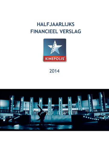 Miniature Kinepolis Group  Rapport semestriel 2014-h1