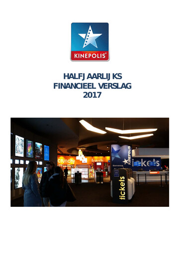 Miniature Kinepolis Group  Rapport semestriel 2017-h1