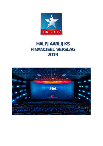 Miniature Kinepolis Group  Rapport semestriel 2019-h1