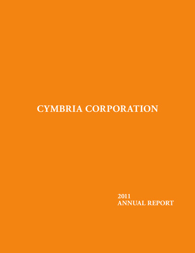 Thumbnail Cymbria Annual Report 2011
