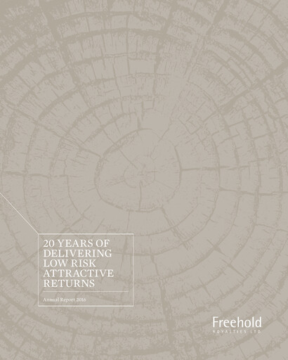 Thumbnail Freehold Royalties Annual Report 2016