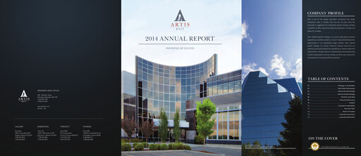 Thumbnail Artis REIT Annual Report 2014