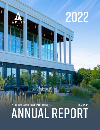 Thumbnail Artis REIT Annual Report 2022