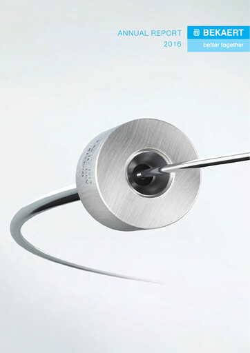 Vorschaubild NV Bekaert Jahresbericht 2016