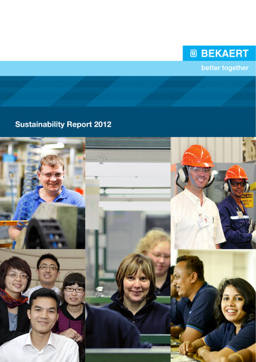 Thumbnail NV Bekaert Sustainability Report 2012