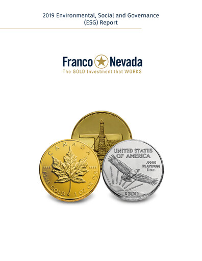 Thumbnail Franco-Nevada ESG Report 2019