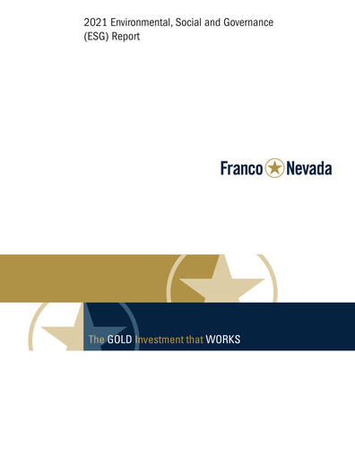 Thumbnail Franco-Nevada ESG Report 2021