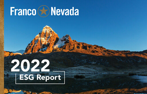 Thumbnail Franco-Nevada ESG Report 2022