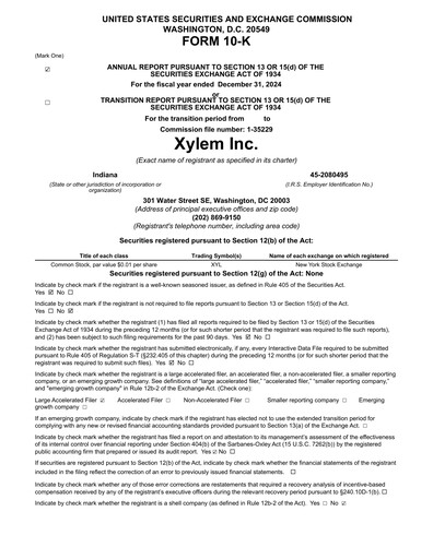 Thumbnail Xylem Annual Report 2024