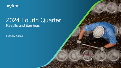 Thumbnail Xylem Quarterly Report 2024-q4