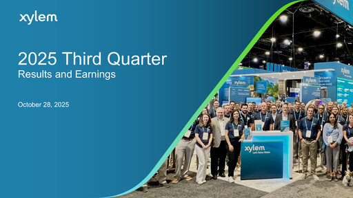 Thumbnail Xylem Quarterly Report 2025-q3