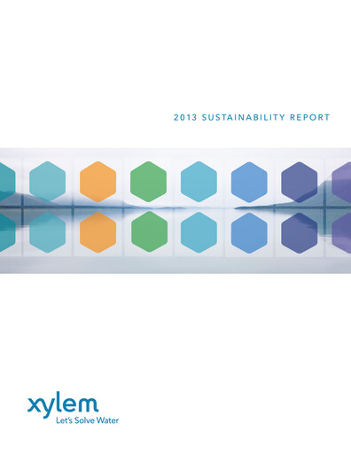 Thumbnail Xylem Sustainability Report 2013