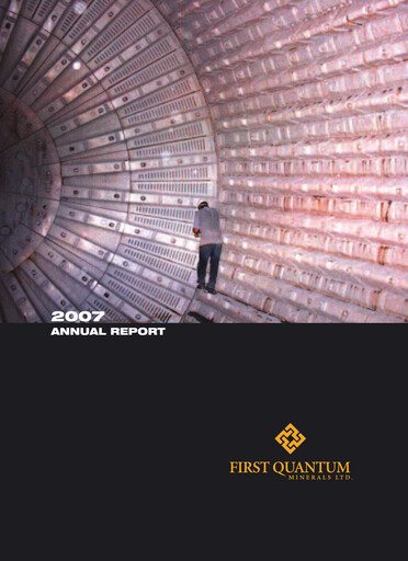 Thumbnail First Quantum Minerals
 Annual Report 2007