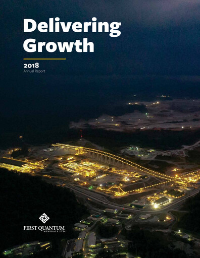Thumbnail First Quantum Minerals
 Annual Report 2018