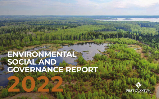 Thumbnail First Quantum Minerals
 ESG Report 2022