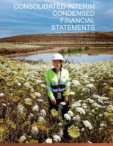 Thumbnail First Quantum Minerals
 Financial Statement 2023-q1