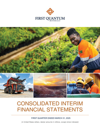Thumbnail First Quantum Minerals
 Financial Statement 2025-q1