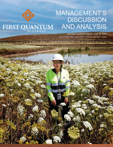 Thumbnail First Quantum Minerals
 Quarterly Report 2023-q2