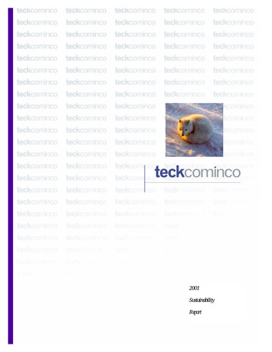 Thumbnail First Quantum Minerals
 Sustainability Report 2001