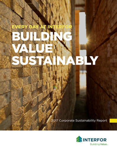 Thumbnail Interfor Sustainability Report 2017