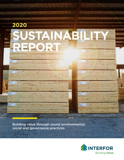 Thumbnail Interfor Sustainability Report 2020