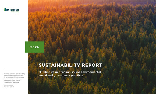 Thumbnail Interfor Sustainability Report 2024