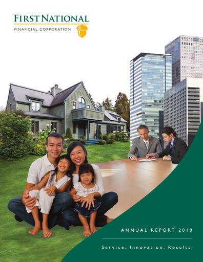 Thumbnail First National Financial Annual Report 2010