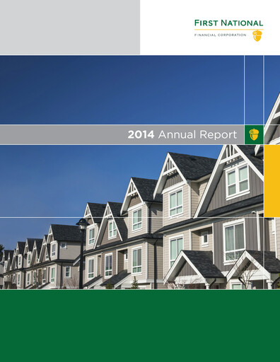 Thumbnail First National Financial Annual Report 2014